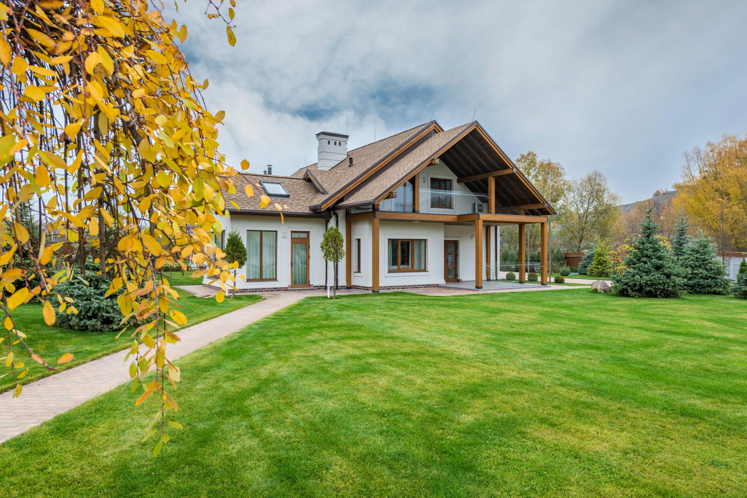 Hulmursisolering af 135m2 villa